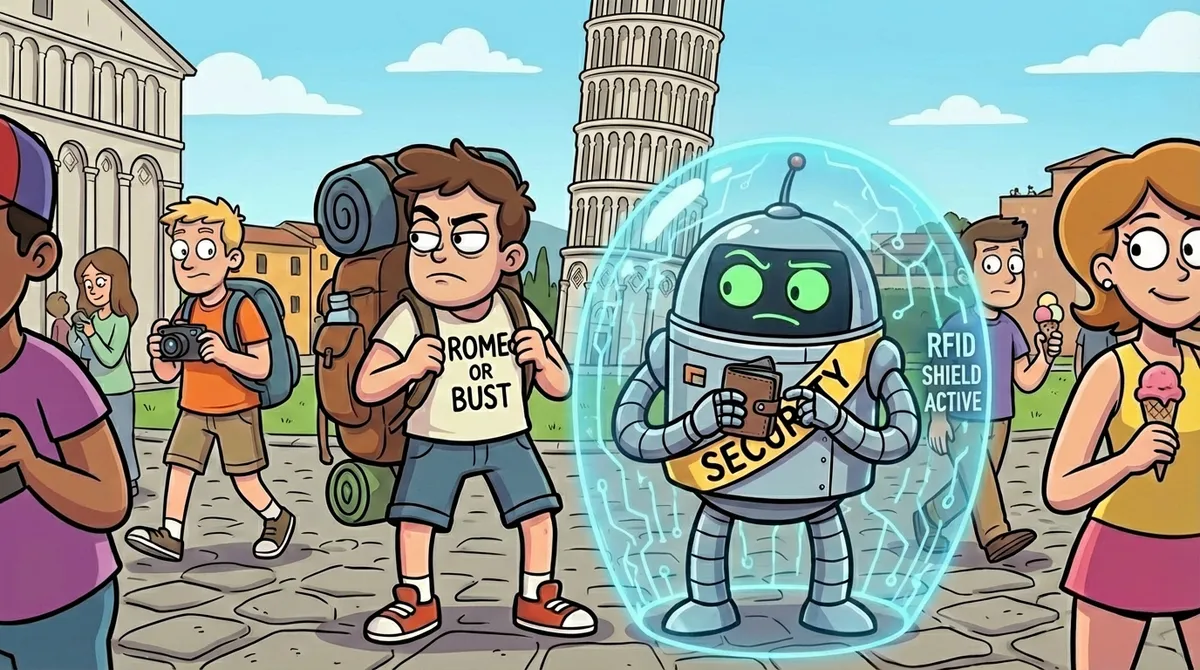 Travel Wallet Rfid Paranoid Android